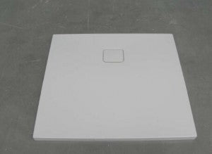 Cadita de dus Riho rectangulara 120X80cm gama Basel 406, alb