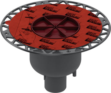 Corp sifon de pardoseala Tece drainpoint, iesire verticala Dn 50, cu flansa universala Seal System, 3601600 grossmann