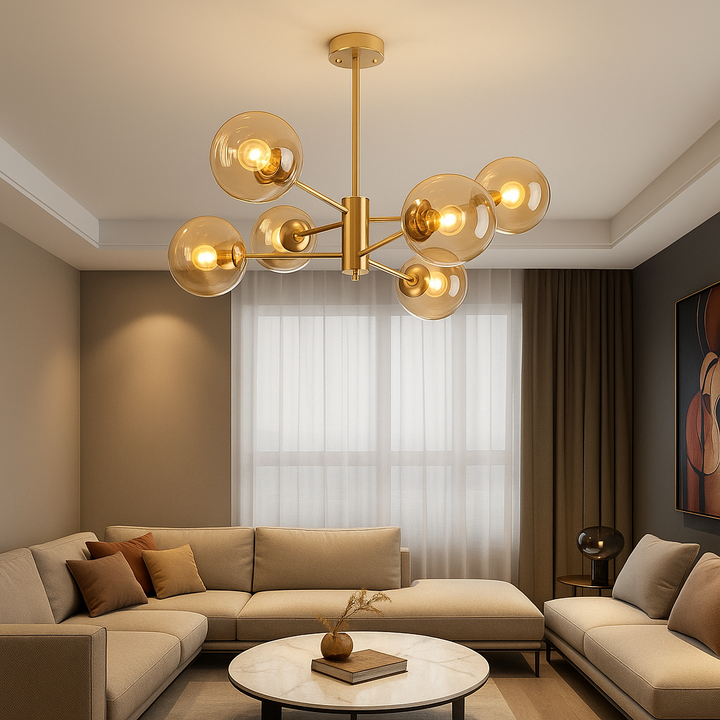 Lustra cu design bile ionice