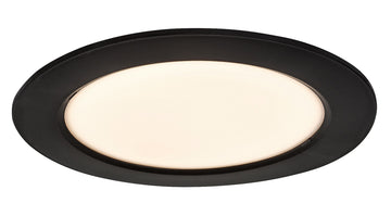 Corp de iluminat LED încastrat Rabalux LED/12W/230V d. 17 cm negru