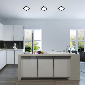 Recessed LED lighting fixture Rabalux LED/3W/230V 9x9 cm black