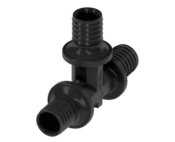 Teu cu manson alunecator TECEflex, PPSU, 25 x 25 x 25 mm grossmann