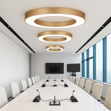 Plafoniera Led Rotunda Aurie D60CM 56W, Lumina Neutra