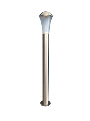 Stainless steel outdoor pole, 105cm 15W E27