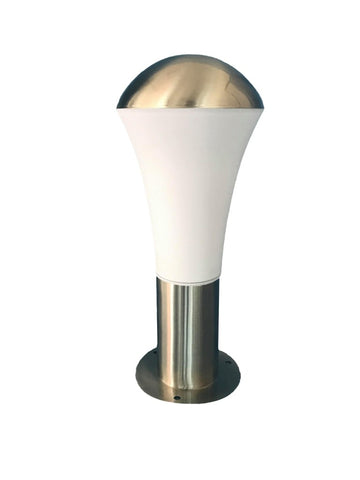 Stainless steel outdoor pole, 35cm 1X60W E27