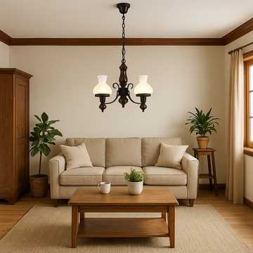 Rabalux - Chandelier with chain 3xE27/60W/230V
