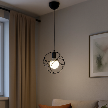 LUSTRA SELANIK NEGRU 1XE27 60W