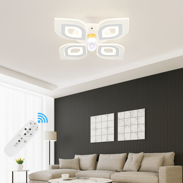 METIS 90W LED CHANDELIER WITH 4 ARMS 3 COLORS+IR