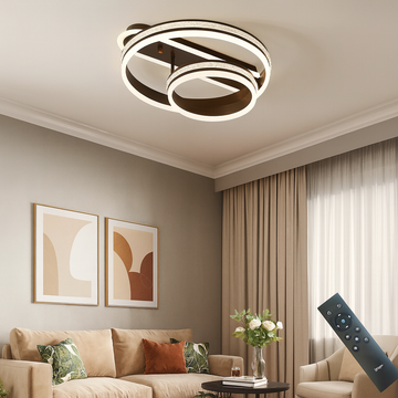 Egeria LED Chandelier 150w/9100lm 3000k/4000k/6500k with Remote Control 300+500mm