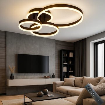 Eunomia Led Chandelier 122w/5900lm 3000k/4000k/6500k with Remote Control 300+400+500mm