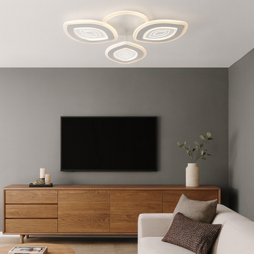 LUSTRA LED LIVING 50W 3 BRATE 3 CULORI+IR 480mm x 85