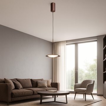 Lustra led Ara cafenie 8W/750LM 3000K-6500K