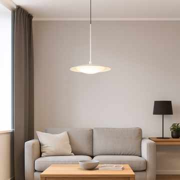 Lustra led Ara alba 8W/750LM 3000K-6500K