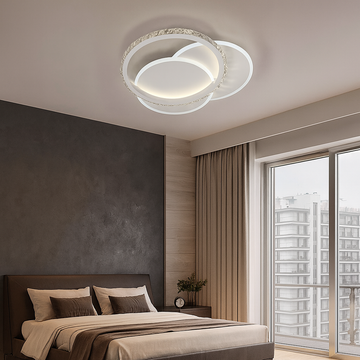Lustra LED cu 3 functii 30W lumina calda/rece/neutra