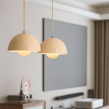 Cream cable chandelier