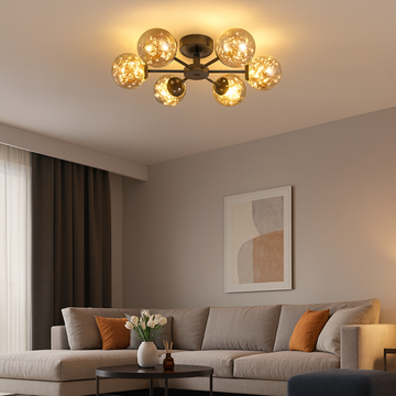 Lustra LED licurici 44W D60CM moderna 3000K