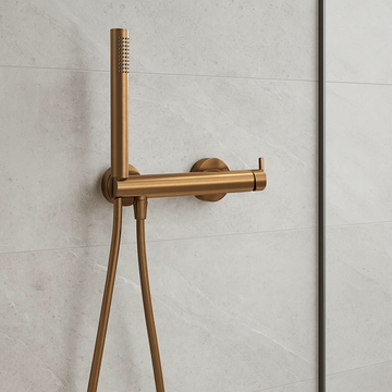 Shower mixer, with shower set, Deante