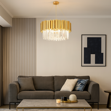 Candelabru de cristal pe GOLD