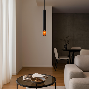Lampa Suspendata Negru Cu LED 12W