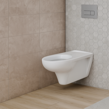 Vas de WC, montare pe perete, pentru persoane cu mobilitate redusă, Deante