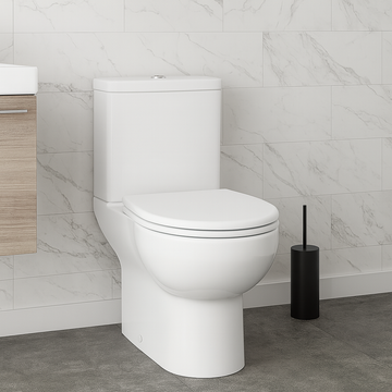 Capac WC din duroplast, Tece 9700602, alb, inchidere soft close