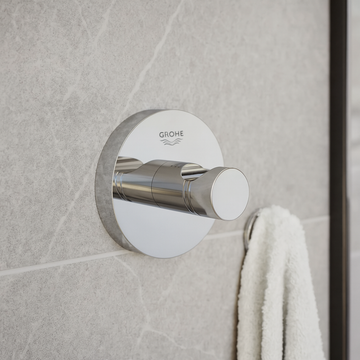 Agatatoare Grohe Essentials 40364001, montare pe perete, metal, crom