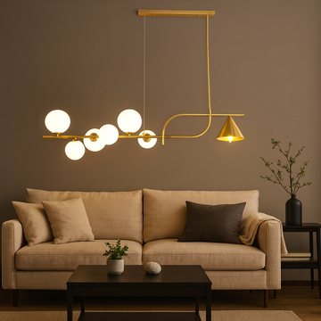 Lustra DX1022/7 Golden