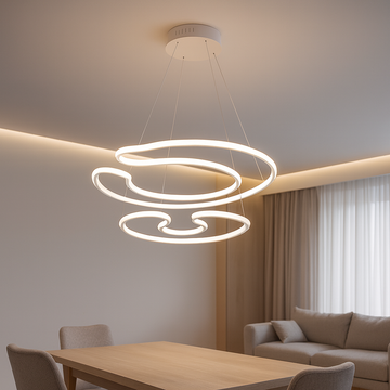 Lustra LED Witty, cu telecomanda wifi 2.4G