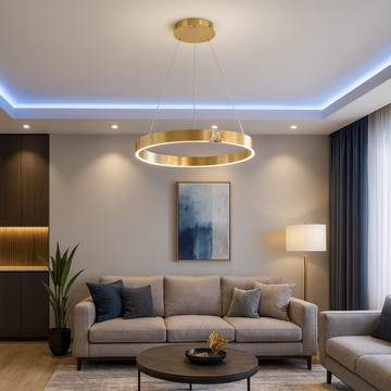 2.4G wifi LED chandelier with 3 functions light/cold/warm/neutral