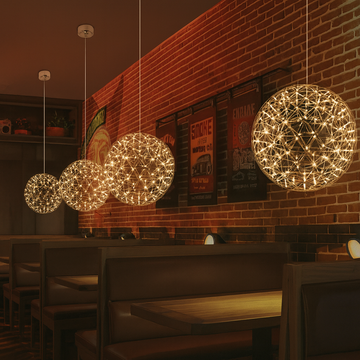 Lustra LED Firework Spark Ball LED 42W, D30cm