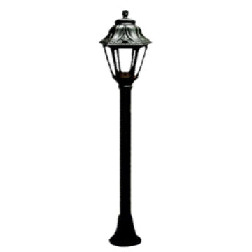 Mizar street lighting pole 77cm with Fumagalli Anna lantern