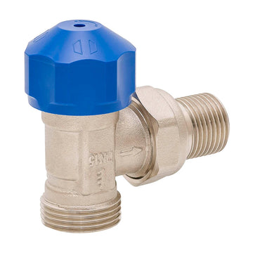 Elbow thermostatic valve 3/4" FE Eurokon x 1/2" FE