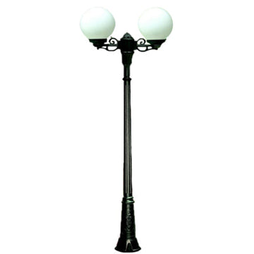 Street lighting pole 2m, Ricu with Bisso 2L system and Fumagalli globe 25cm