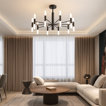 Lustra LED Creative Modern, 20x Bec G4, Stil Minimalist
