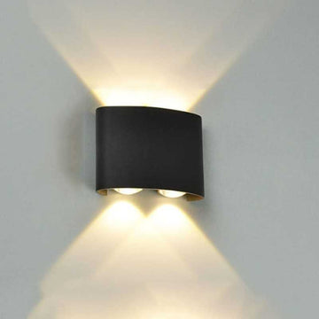 APLICA CU LED EXTERIOR LUMINA CALDA 2056/2 BK