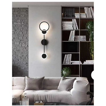 Aplica LED 60CM 30W Negru 3 Tipuri De Lumina