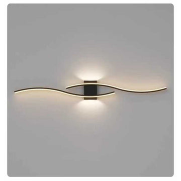 Aplica LED 80cm Bar Minimalist Negru Moderna 44W Lumina clada,3 Tipuri De Lumina