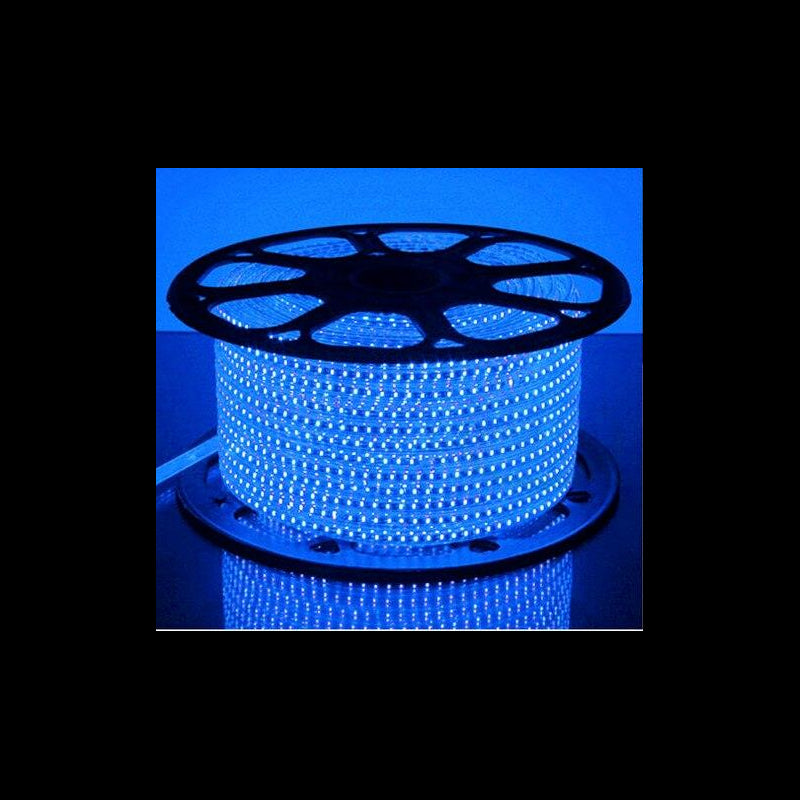 BANDA LED 220V 2835 120LED BLUE