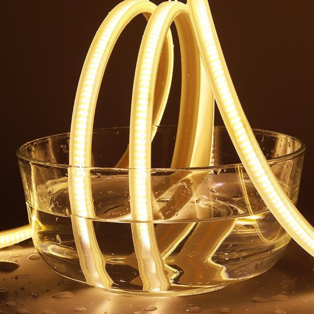 Banda Led Cob Furtun 288led/M 10w/M 8mm Ip65 3000k Lumina Rece