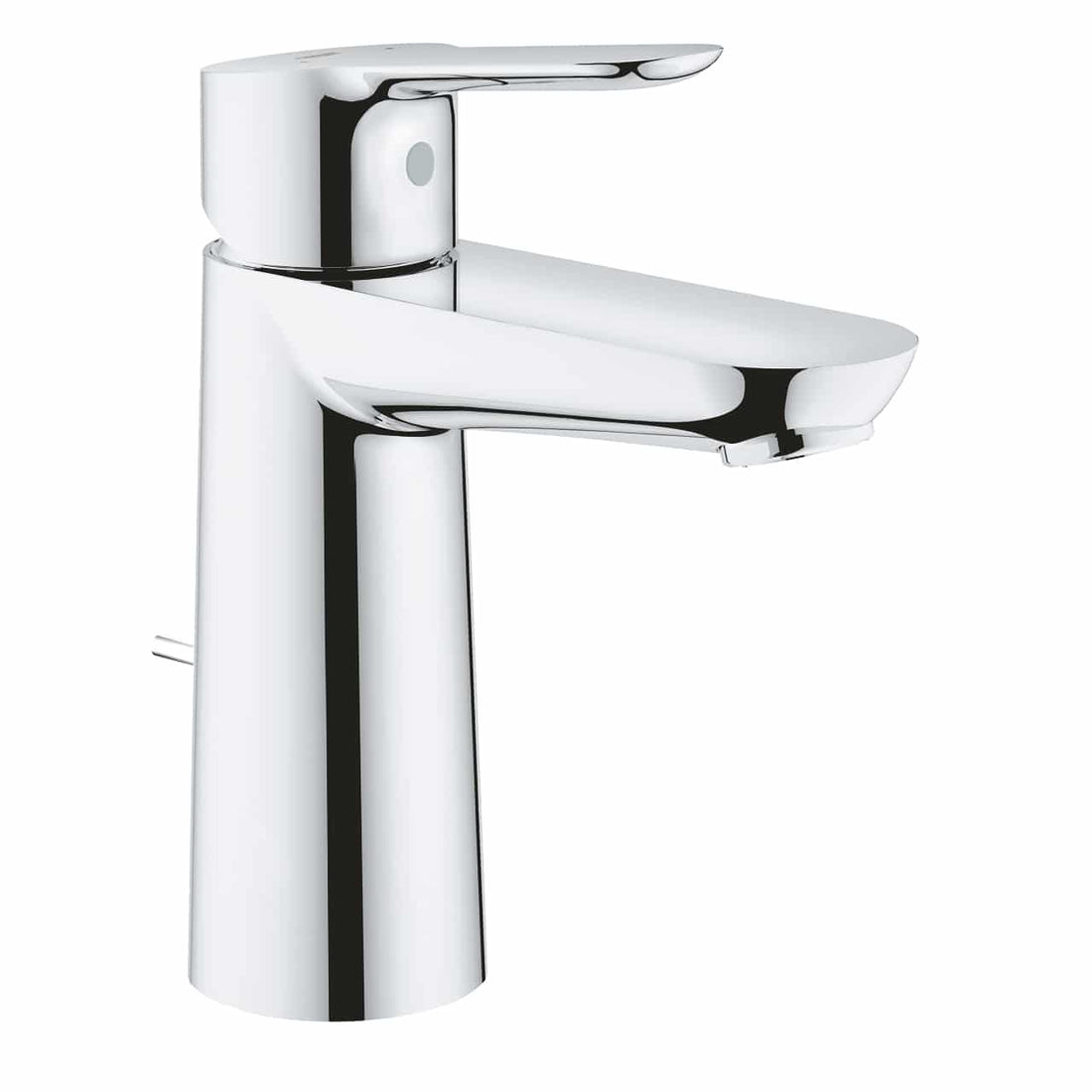 Baterie lavoar Grohe Bau Edge M size, ventil pop-up, crom