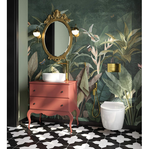 Bidet mixer, recessed, with bidet hand shower, Deante