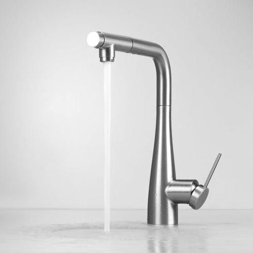 Kitchen faucet, with water filter connection, with pull-out spout, Deante