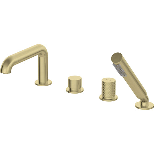 Deante bathtub faucet, 4 holes, with shower set