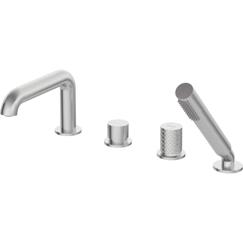 Deante bathtub faucet, 4 holes, with shower set