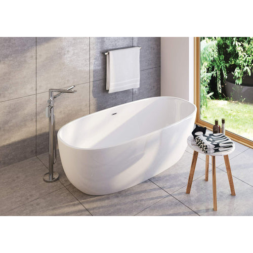 Freestanding bathtub faucet with shower set, Deante