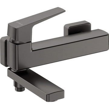 Bathtub faucet, wall mounted - with foldable spout, Deante
