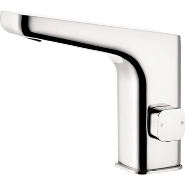 Baterie pentru chiuvetă, fără contact direct, cu reglarea temperaturii - 230/6V, Deante