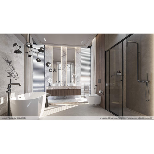 Baterie pentru chiuvetă, îngropat, Deante