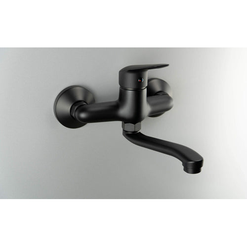 Baterie pentru chiuvetă, montare pe perete, Deante