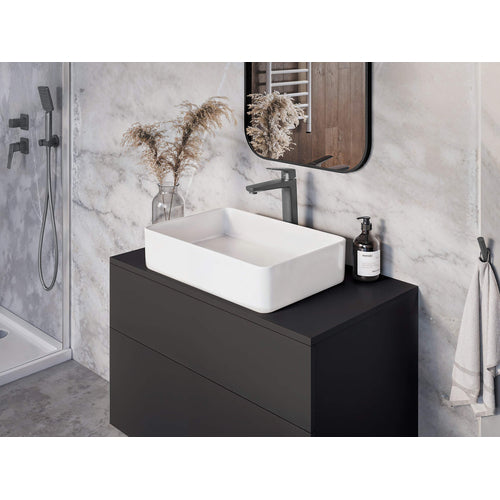 Baterie pentru duș, îngropat, cu comutator de duș, Deante